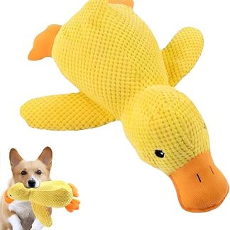TFSZE Intelligence Toy for Dogs, Anti-Stress Duck Dog, Intelligence Interactive Dog Toy for Puppies, Medium Dogs, Duck Yellow, for Dogs, Quiet and Balanced Anti-Stress (L)