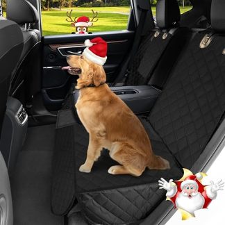 Angooni Car Dog Blanket Back Seat - Dog Blanket Car Rear Seat with Isofix for Child Seat (135 x 120 cm) - Waterproof, Non-Slip, Scratch-Resistant Dog Protection Car Rear Seat - Rear Seat Dog