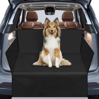 Brslainn Car Boot Protector Dog Universal Car with Side and Loading Sill Protection, Boot Protection Mat, Waterproof, Scratch-Resistant & Dog Blanket, Car Boot