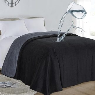 Waterproof Blanket 230 x 230 cm - Love Blanket Waterproof with 3-Layer Wet Protection, 100% Leak-Proof Bedspread for Baby, Adults & Pets, Suitable for Bed & Sofa, Easy to Clean