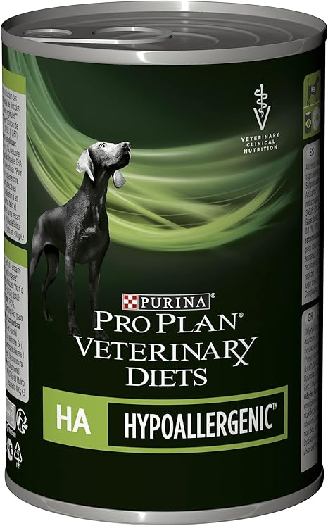 Purina Veterinary Hypoallergenic Mousse | 12 x 400g | Complete Diet Food for Adult Dogs | With Hydrolyzed Protein | To Support the Skin Barrier