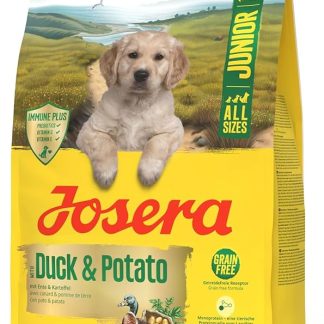JOSERA Junior Duck & Potato (1 x 3 kg) | Premium Puppy Food for Dogs of All Breeds | Grain-Free | For Optimal Development | Monoprotein from Land Animal | Pack of 1