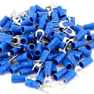 Aexit Blue Electrical Crimp Wire Connector Insulated Fork Terminals 16-14AWG (39e033dd9995c3da4b7a2621c9b68b68b68) Pack of 125