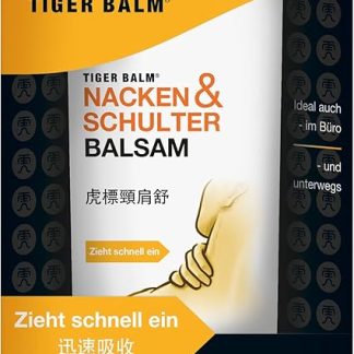 TIGER BALM Neck & Shoulder Balsam - Natural balm for tension in the neck & shoulder area - Nourishing rub ideal for on the go - 1 x 50 g