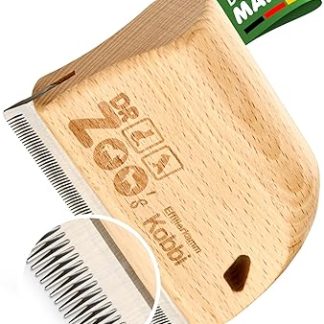 Kobbi Thinning Comb - The Ideal Dog Brush for Changing Fur for Long Hair and Undercoat - Grooming for Small, Large and Medium Dogs