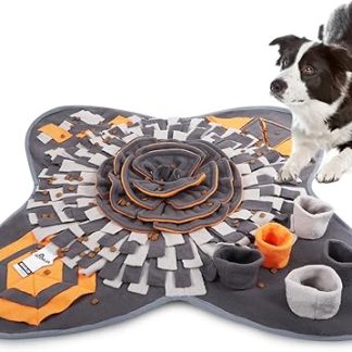 IEUUMLER Sniffing Rug for Dogs Smell Training Intelligence Toy Feeding Mat Training Mat for Pet Dogs Cats IE081