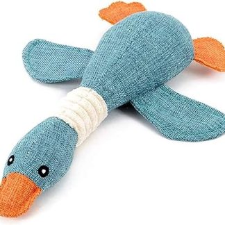 Vitscan Dog Toy for Aggressive Chewers, Indestructible, Large Breeds and Squeaky Goose for Large, Small, Medium Dogs
