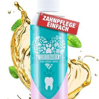 TIERLIEBHABER Dental Spray (150 ml) for Dogs and Cats | Fresh Breath | Oral Hygiene | Gum Care | Anti-Bad Breath | Anti-Dental Plaque Formula with Fermented Herbs, 150ml