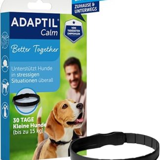 ADAPTIL Calm Collar | Soothing Collar for Small Dogs | Anti-Stress for More Relaxation at Home and On the Go | 30 Days Use | Veterinarian Recommended Clinically Tested
