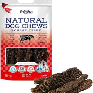Frigera Rumen 1000 g - Beef, Natural, Protein-Rich Treats for Dogs, Gluten and Grain-Free, High-Quality Dog Snacks without Additives