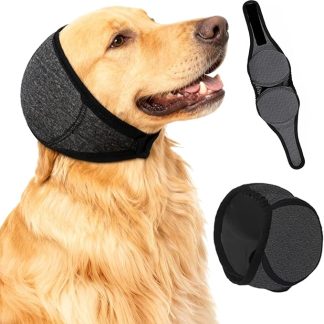 Dog Ear Protection, Hearing Protection for New Year's Eve, Noise Cancelling Waterproof Earplugs for Small Large Dogs, Noise Protection, Waterproof, Adjustable, for Noise Blocking, Soothing