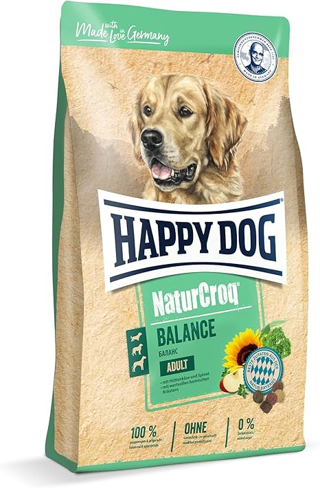 Happy Dog 60521 - NaturCroq Balance - Dry Food with Domestic Herbs for Adult Dogs - 15 kg Content