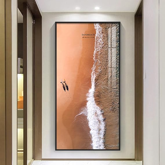 Decorations for Hidden Fuse Boxes, Power Box Trim, Devices with Aluminium Frame, Poster with Fuse Box Covers (Orange, 30 x 50 cm/11.8 x 19.6 inches)