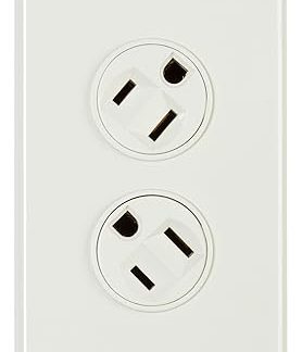360 Electrical 36012-A Rotating Duplex Outlet, Almond by 360 Electrical