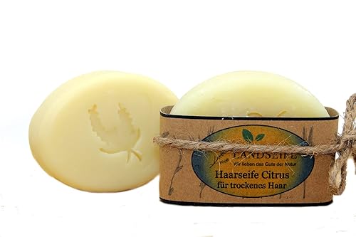 Organic Hair Soap Citrus - For Dry Hair - Handmade Organic Natural Soap