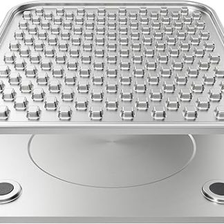 Feedoo Dog lick mat, double-walled 304 stainless steel lick mat, dog, non-slip lick mat, cat, anti-swallowing, robust and durable, relieves anxiety and boredom, dishwasher safe (1 piece)