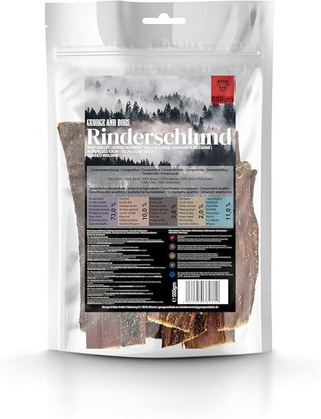 Beef Throat Meat – Dörr – 1000g by George and bobs