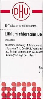 DHU Lithium Chloratum D6 Tablets, Pack of 80 Tablets