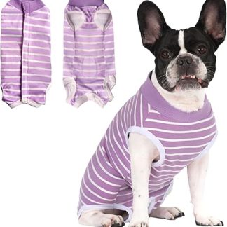 TYXHXTF Dog Bodysuit After Surgery Castration, Recovery Suit for Dogs, Dog Bodysuit After Castration Male , Wound Protection Suits for Dogs, Dog Body Suit After Surgery Dog, Pink L