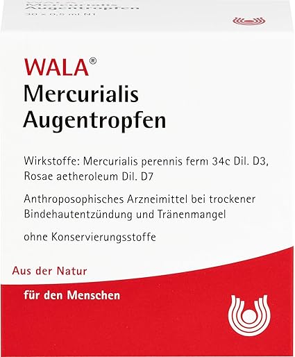 Wala Mercurialis Eye Drops, Pack of 30 Single Dose Pipettes