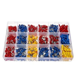 RanDal Insulated Electrical Wire Terminal Crimp Port Connector Kit, Pack of 1200
