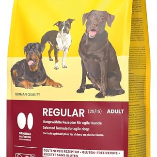 JosiDog Regular (3 x 2.7 kg) | Adult | Premium Dry Food for Adult & Active Dogs | With Lots of Animal Protein | Gluten Free | Powered by Josera | Dog Food | Complete Food | Pack of 3