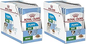ROYAL CANIN Mini Puppy | Twin Pack | 2 x 12 x 85g | Wet Food for Small Dog Puppies | Up to 10 Months | Fine Pieces in Gravy | Soft Texture for Milk Teeth