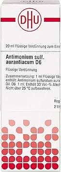 DHU Antimonium sulfuratum aurantiacum D6 dilution, 20 ml solution