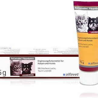 Alfavet ReConvales Pope Paste Supplementary Feed for Small Dogs and Cats, Underweight, Tube 75 g