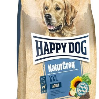 Happy Dog 60524 - NaturCroq XXL - Dry Food with Herbs and Large Croquettes - Mix for Larger Dogs - 15 kg Content