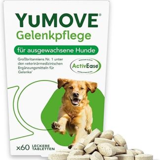 Lintbells YuMOVE dog supplement for stiff dogs, 60 tablets