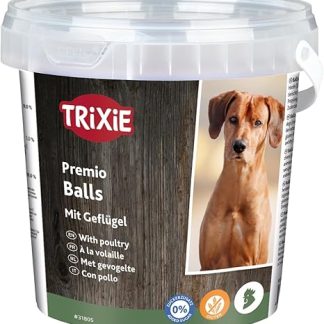 TRIXIE 31805 Premio Trainer Snack Poultry Balls, 500 g (Pack of 1)