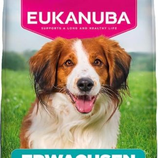 Eukanuba Dry Dog Food with Lamb and Rice for Small and Medium Breeds - Premium Dry Food for Adult Dogs, 3 kg