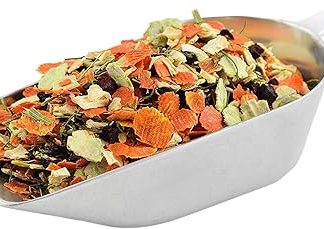 NordicVital Vegetable Mix 2.5 kg Bag - Barf Vegetables for Dogs - Premium Quality as a Supplement - Vegetable Flakes Also as Rodent Food - 100% Natural