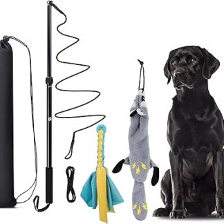 KOXXUD Martin Rütter Professional Stimulation Angel for Small, Medium, Large Dogs, for Ultimate Fun and Physical Load (Rope Strips + Beaver)