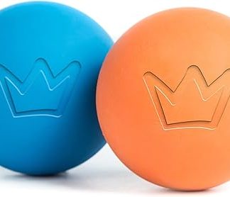 Rudelkönig Dog Balls Made of Natural Rubber - Two Balls with 6.5 cm Diameter - Virtually Indestructible Ball for Dogs