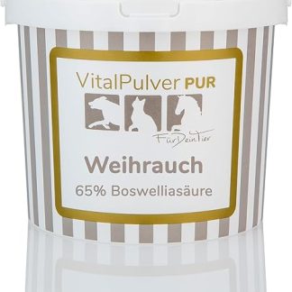 Für Dein Tier VitalPulver Pure | Frankincense (Boswellia) (1 x 300 g) | Supplement to Feeding for Dogs, Cats & Horses | Rich in Boswellic Acids | Natural Support for Joints & Mobility