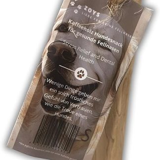 Zoys Coffee Wood for Dogs - Natural Chew Bone for Dogs in 5 Sizes - Chew Stick for Teeth Cleaning & Dental Health & Sustainable Activity - Dog Accessories Durable & Low Risk (S, 1, Piece)