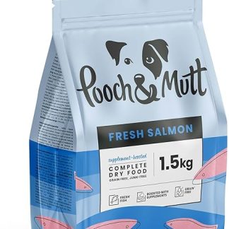Pooch & Mutt - Fresh Salmon, Complete Dry Dog Food (Grain-Free), 1.5 kg