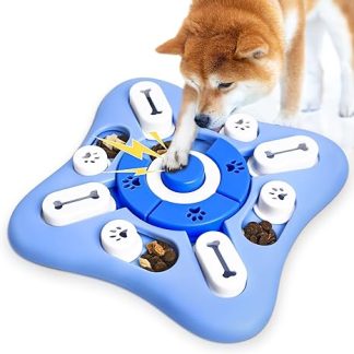 Blanlody Dog Toy, Intelligence Toy for Dogs with Squeaky, Interactive Dog Toy with Activity, Food Toy Dog for Small, Medium, Large Dogs and Cats