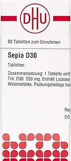 DHU Sepia D30 Tablets, Pack of 80 Tablets