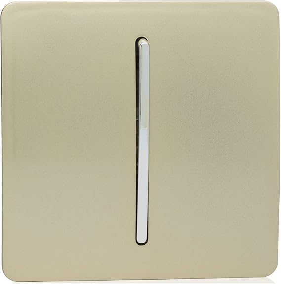 Trendi Switch ART-SS2GO 1-Gang 2-Way Toggle Light Switch 10A Gold