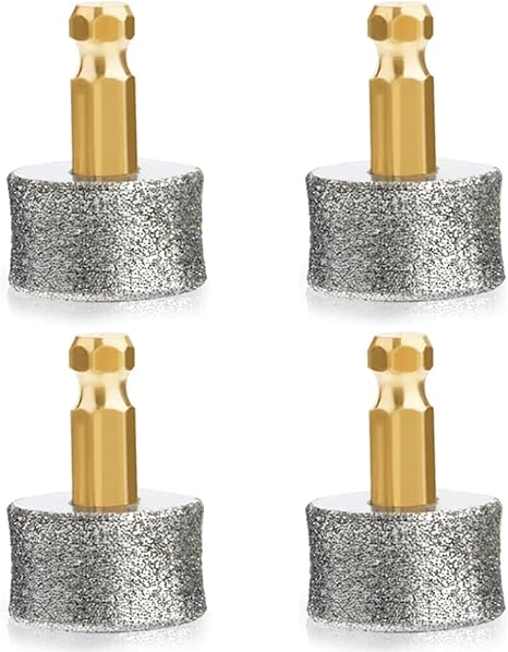 Yuiturt Pack of 4 Nail Grinders for Dogs, Professional Nail Care Attachments, High-Quality Replacement Heads, Compatible with Casfuy Claw Grinders, for Large, Medium, Small Dogs, Easy Installation