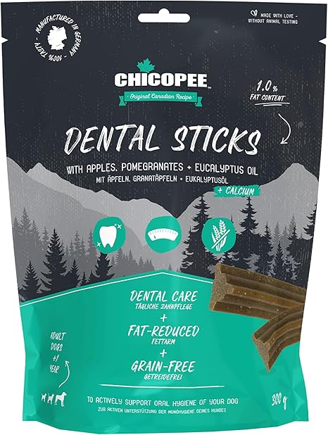 Chicopee HNL Dental Stick | Dental Lock | Support of Oral Hygiene | Dog Snack | Canadian Formula | Made in Germany | A Bosch Pet Food Brand
