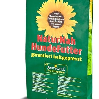 Markus-Mühle NaturNah Dog Food, Cold Pressed with Chicken Dried Meat, Whole Grain Corn and Game, 15 kg (15 kg Markus Mühle Natural, without Extras)