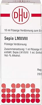 DHU Sepia LM XVIII Dilution, 10 ml Solution