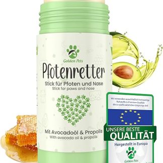 Paw Balm, Nose Balm Dog & Cat as Stick, Winter Protection 100% Natural - Paw Ointment, Paw Care, Paw Protection - Propolis & Avocado Oil Golden Pets