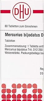DHU Mercurius Bijodatus D12 Tablets, Pack of 80 Tablets