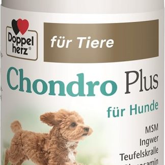 Doppelherz Chondro Plus for Animals for Dogs - For Active Dogs - With Chondroitin, Glucosamine and Green-Lipped Mussel - 120 Tablets