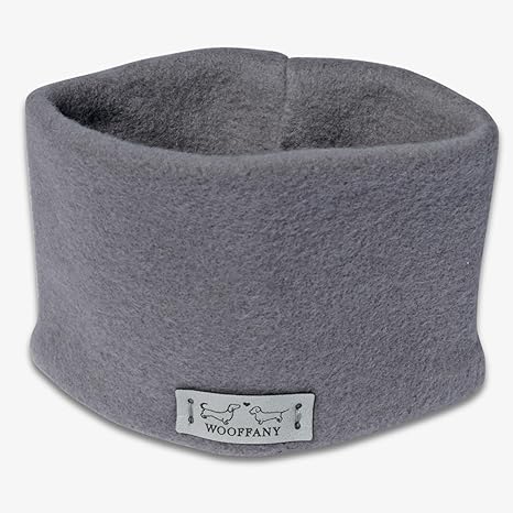 WOOFFANY Loop Scarf - Sarah Design - 100% Cotton Fleece - Washable at 30° - for Small Dogs to Medium Dog Breeds - Handmade in Germany